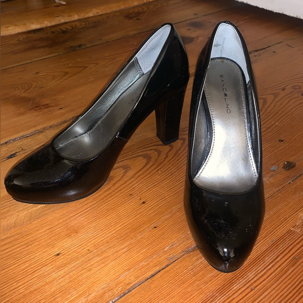Black heels.